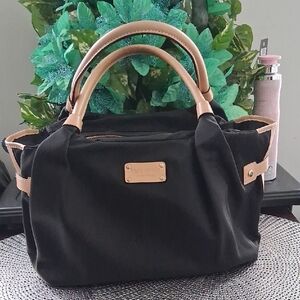 Kate Spade Black and Tan Tote Bag, EUC
